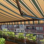 toldo brazo extensible o articulado